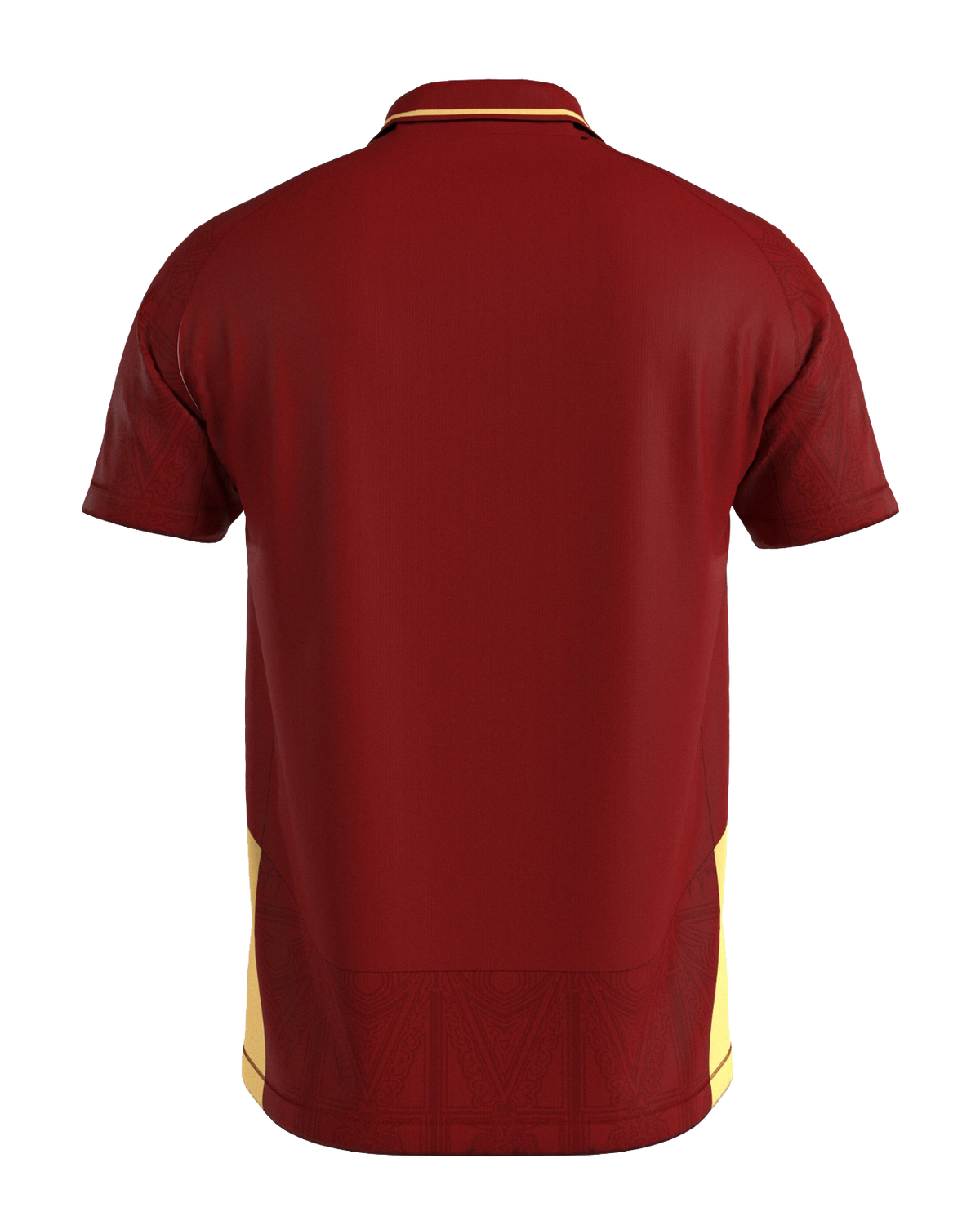 Back of the Hammy maroon and gold ornamental polo football jersey 2026/27