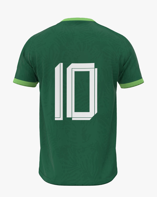 Hammy Green Football Jersey 2026/27 – Tonal Leaf Print