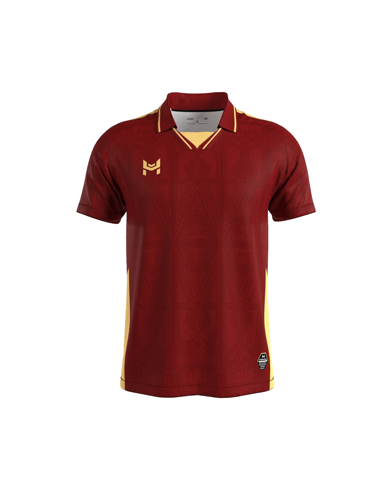 Front of the Hammy maroon and gold ornamental polo football jersey 2026/27